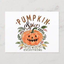 Cartão Postal Pumpkin especiarias, Cartão-postal de Coleção de H