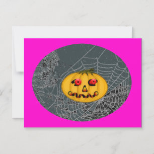 Cartão Postal Pumpkin eyed jGibney O Museu Zazzle