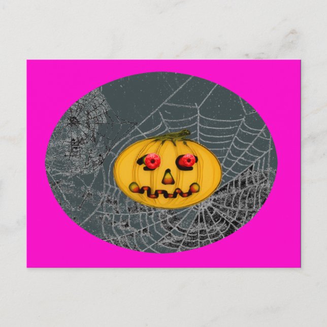 Cartão Postal Pumpkin eyed jGibney O Museu Zazzle (Frente)