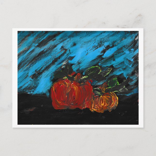 Cartão Postal Pumpkin Laranja (Frente)