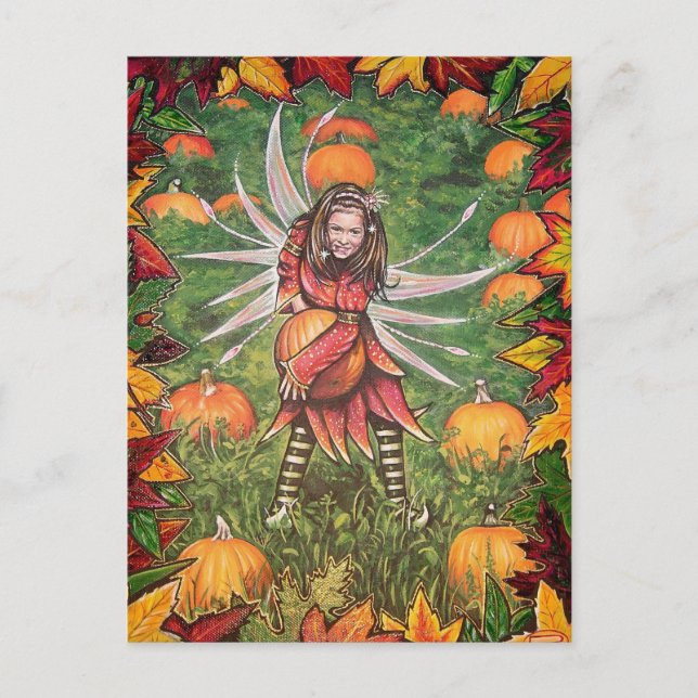 Cartão Postal Pumpkin Patch (Frente)