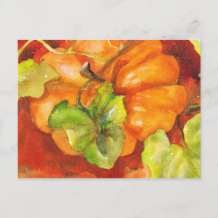 Cartão Postal Pumpkin Patch