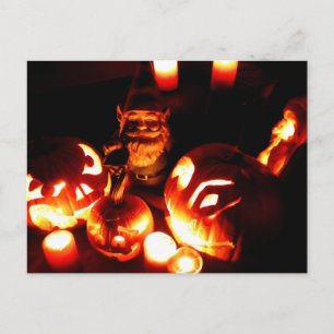 Cartão Postal Pumpkin Patch Gnomo III
