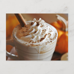 Cartão Postal Pumpkin Spice Latte, Posto