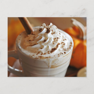Cartão Postal Pumpkin Spice Latte, Posto