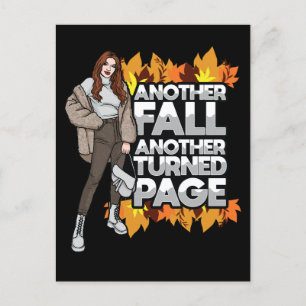 Cartão Postal Pumpkin Spice Queda Outono Colheita Ação de Graças