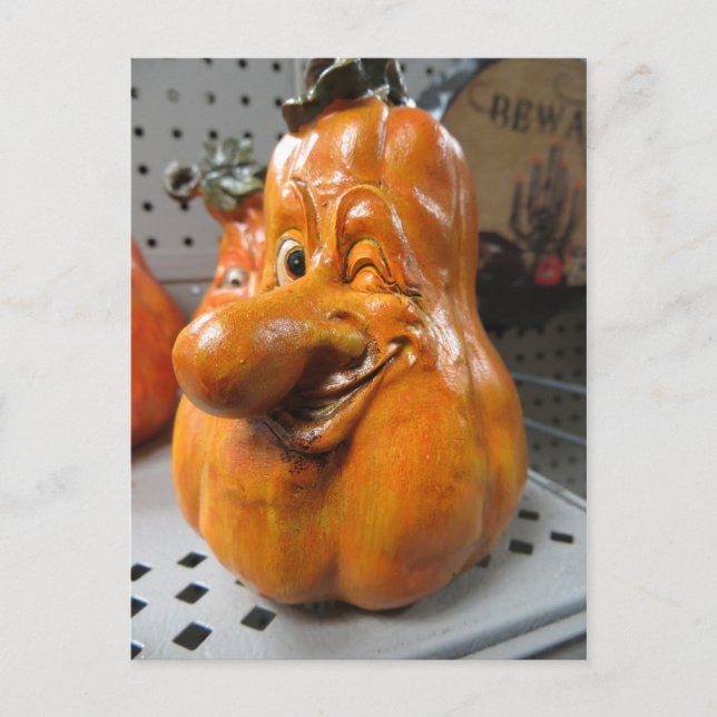 Cartão Postal Pumpkin Winking (Frente)