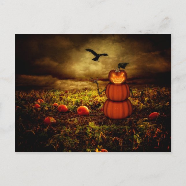 Cartão Postal Pumpkinman (Frente)