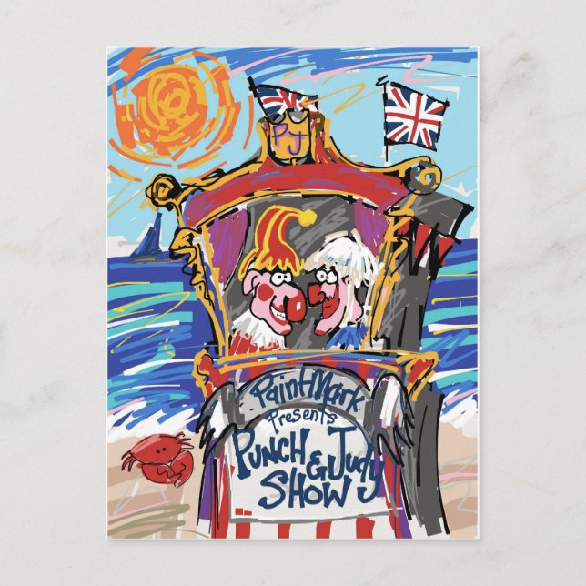Cartão Postal Punch & Judy by PaintMark (Frente)