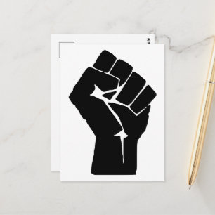 Cartão Postal Punho, Rebelde, Motim, Resistência, Estilo Comunis