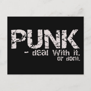 Cartão postal PUNK