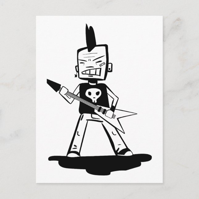 Cartão Postal Punk Rock (Frente)