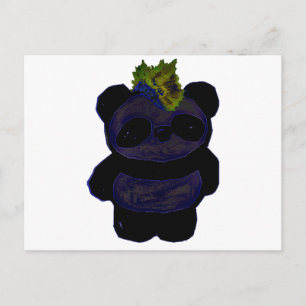 Cartão Postal Punk Rock Panda 2