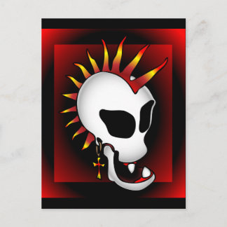 CARTÃO POSTAL PUNK SKULL-3