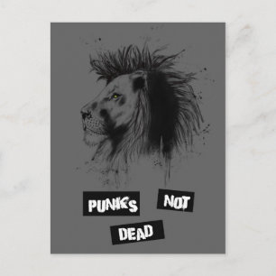 Cartão Postal punks não morto