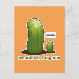 Cartão Postal Punny Big Pickle