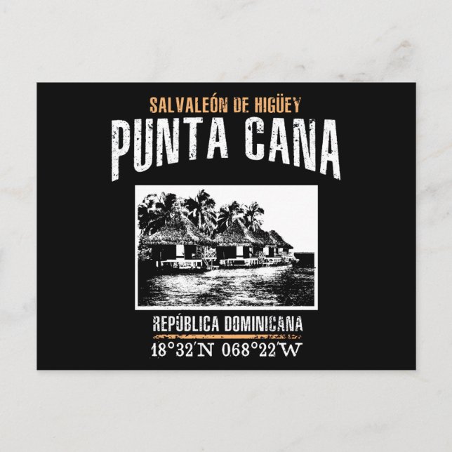 Cartão Postal Punta Cana (Frente)
