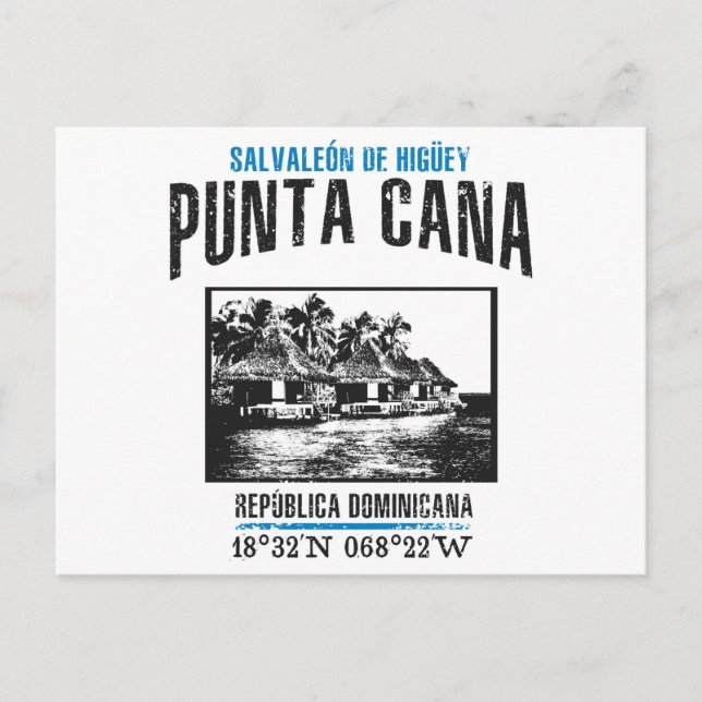 Cartão Postal Punta Cana (Frente)