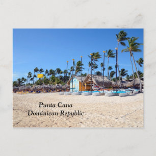 Cartão Postal Punta Cana na República Dominicana