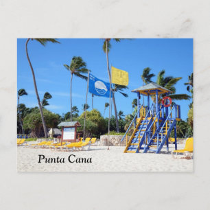 Cartão Postal Punta Cana na República Dominicana