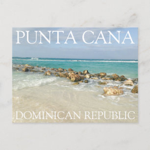 Cartão Postal Punta Cana República Dominicana Praia e Ondas