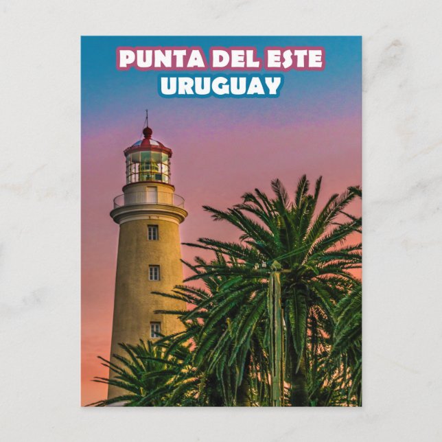 Cartão Postal Punta del Este Poster Impressão (Frente)