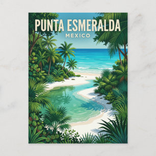 Cartão Postal Punta Esmeralda México