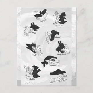 Cartão Postal Puppetes de Sombra