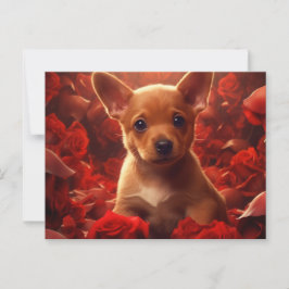 Cartão Postal Puppy