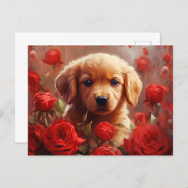 Cartão Postal Puppy