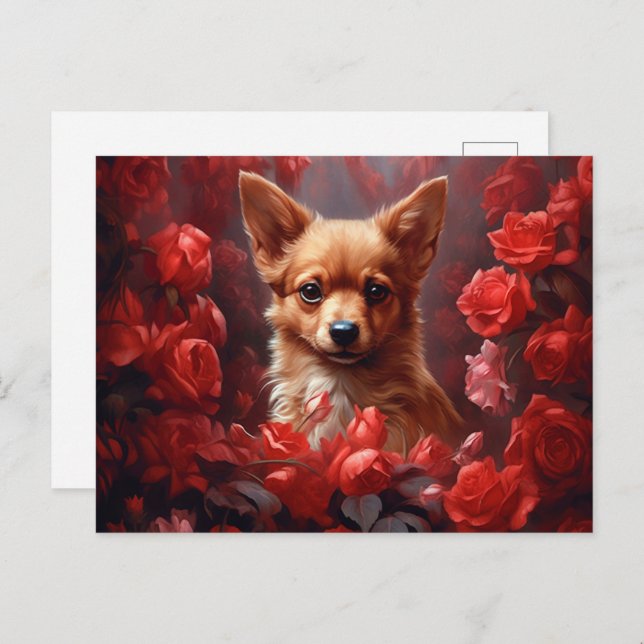 Cartão Postal Puppy (Frente/Verso)