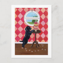 Puppy preto com Cupcakes