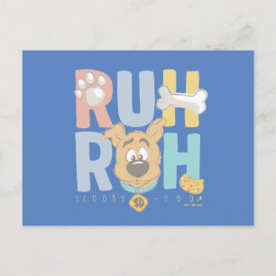 Cartão Postal Puppy Scooby-Doo "Ruh Roh"