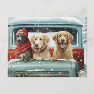 Cartão Postal Pups de Férias