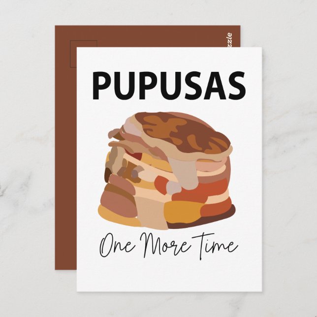 Cartão Postal Pupusas El Salvador Salvador Bread Pupusas (Frente/Verso)