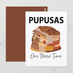 Cartão Postal Pupusas Salvadorenhas Pão Salvadorenho Pupusas