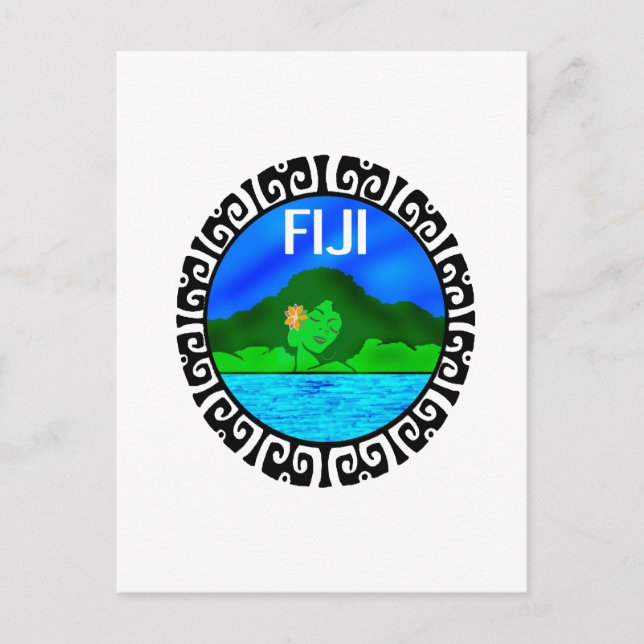 CARTÃO POSTAL PURA E FIJI (Frente)