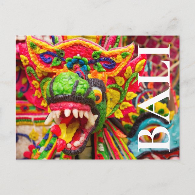 Cartão Postal Pura Penataran Sasih in Bali (Frente)