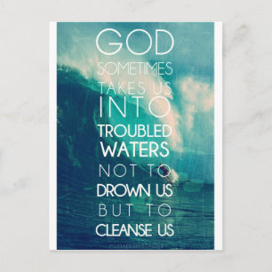 Cartão Postal purificando a alma e o coração