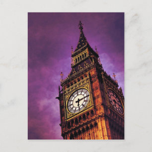 Cartão Postal Purple Big Ben