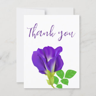 Cartão Postal Purple Bloom Floral