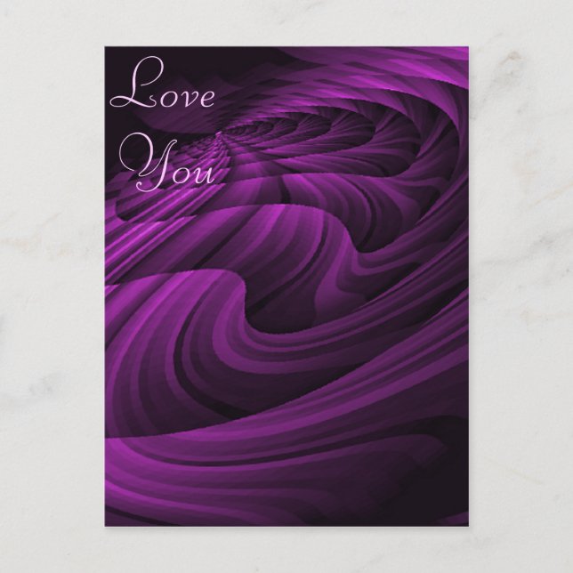 Cartão Postal Purple Royal_ (Frente)