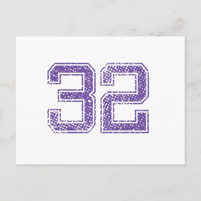 Cartão Postal Purple Sports Jerzee Número 32.png