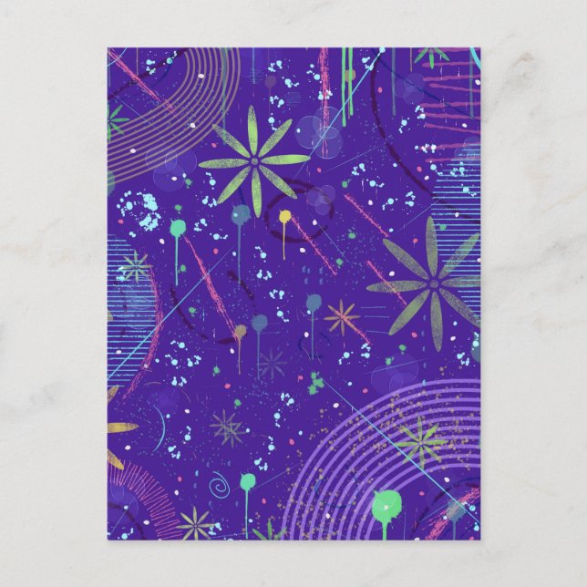 Cartão Postal Purple Twilight Party (Frente)