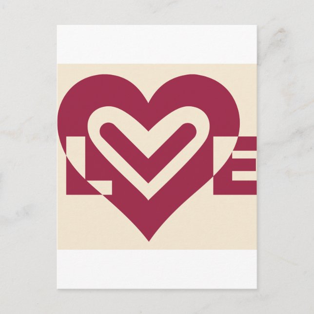 Cartão Postal Púrpura de vinho de dois tons (Frente)