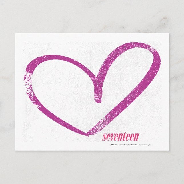 Cartão Postal Púrpura OpenHeart (Frente)