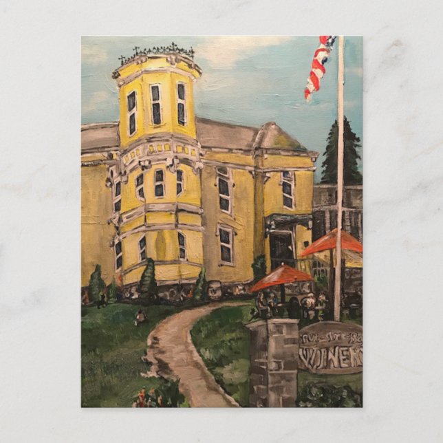 Cartão postal "Put in Bay Winery at South Bass Isl (Frente)