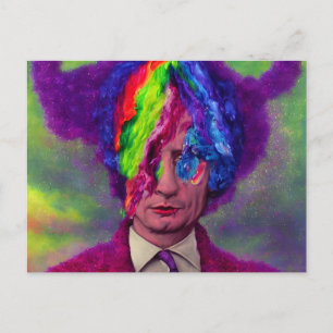 Cartão Postal Putin's Rainbow Thoughts