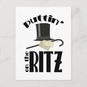 Cartão Postal Puttin Ritz
