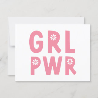 Cartão Postal Pwr Grl